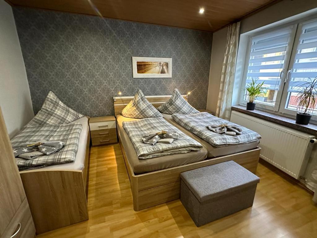 Christels Ferienwohnung 2 In Thale Mit Ueberdachter Terrasse, Kueche Mit Tv & Geschirrspueler Kültér fotó