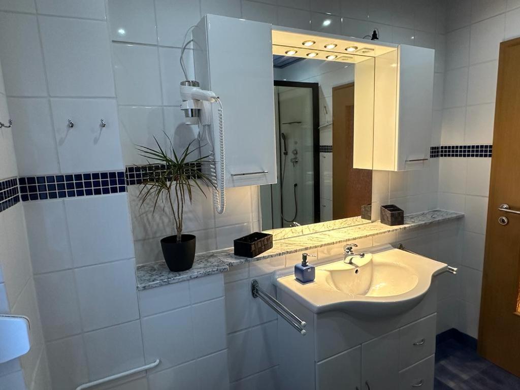 Christels Ferienwohnung 2 In Thale Mit Ueberdachter Terrasse, Kueche Mit Tv & Geschirrspueler Kültér fotó